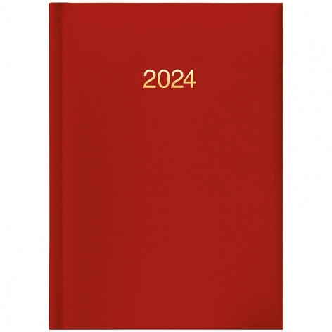 Щоденник 2024 кишеньковий Miradur BRUNNEN 73-736 60 204 золоте тиснення  червоний