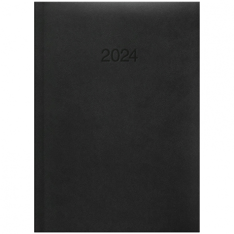 Щоденник 2024 кишеньковий Torino BRUNNEN 73-736 38 904 сліпе тиснення  чорний