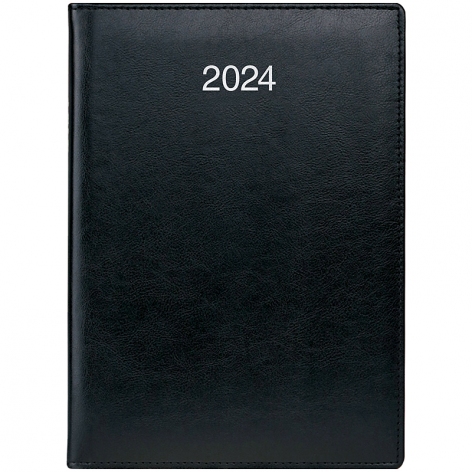 Щоденник 2024 Стандарт Soft BRUNNEN 73-795 36 904 срібне тиснення  чорний
