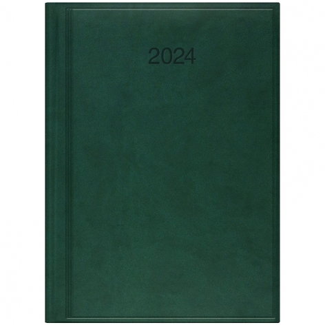 Щоденник 2024 Стандарт Torino BRUNNEN 73-795 38 504 сліпе тиснення  зелений