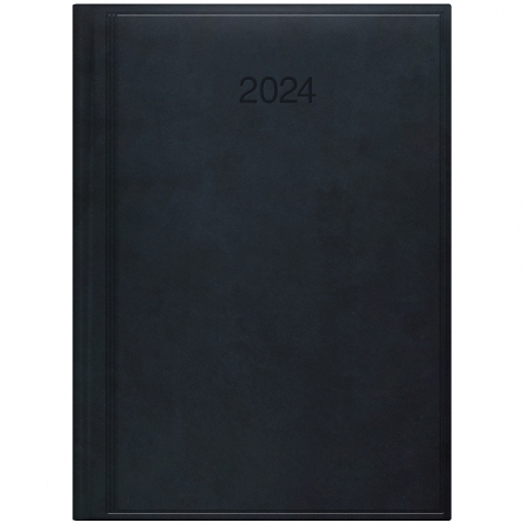Щоденник 2024 Стандарт Torino BRUNNEN 73-795 38 384 сліпе тиснення  темно-синій
