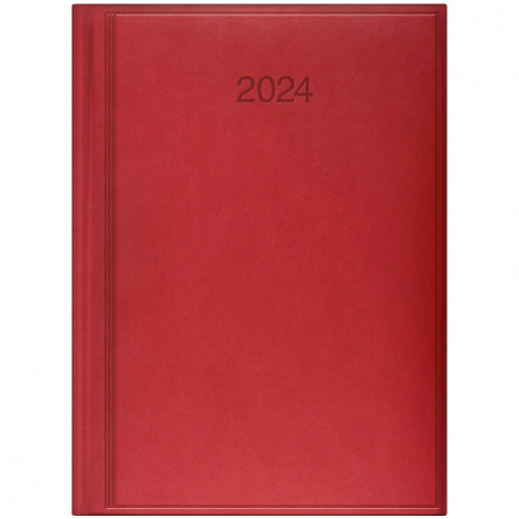 Щоденник 2024 Стандарт Torino BRUNNEN 73-795 38 204 сліпе тиснення  червоний