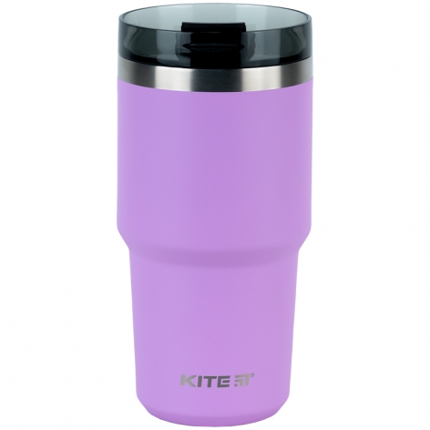 Термокружка 600 мл, фіолетова Kite k24-1206-2