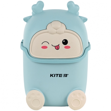 Настільний контейнер для сміття блакитний Kite k24-009-4