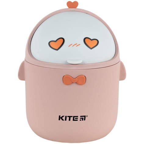 Настільний контейнер для сміття персиковий Kite k24-010-2