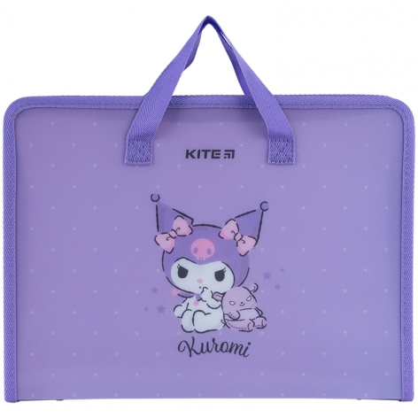 Папка-портфель на блискавці з ручками на одне відділення A4, Hello Kitty Kite hk24-202