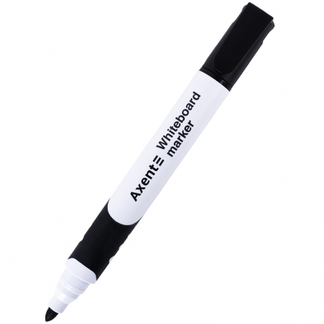 Маркер Whiteboard Comfort Grip 2,0 мм конусоподібний письмовий вузол Axent 2552-01-a чорний