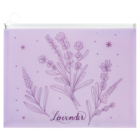 Папка на блискавці zip-lock А4+ Lavender-2 Axent 1497-37-a
