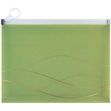 Папка на блискавці zip-lock, А5+ Waves-3 Axent 1498-42-a