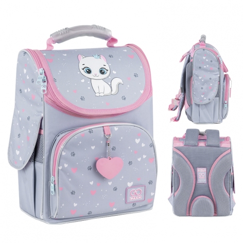 Рюкзак Education каркасний Kitten Princess GoPack go25-5001s-3
