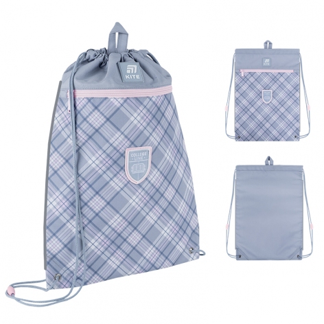 Сумка для вуття з кишенею 601M College Line Girl Kite k25-601m-1