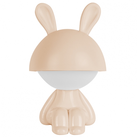 Світильник-нічник LED з акумулятором Cute Bunny, персиковий Kite k25-316-1-4
