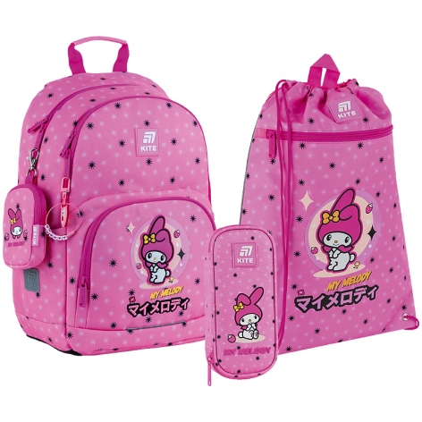 Набір рюкзак + пенал + сумка для взуття Hello Kitty Kite set_hk25-585m-2