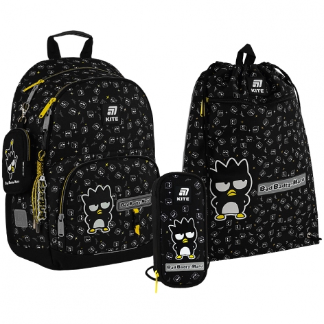 Набір рюкзак + пенал + сумка для взуття Hello Kitty Kite set_hk25-585m-1