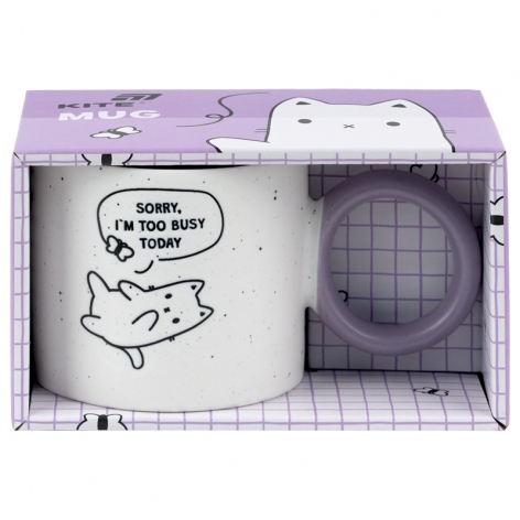Чашка 370 мл Busy cat Kite k25-220-1