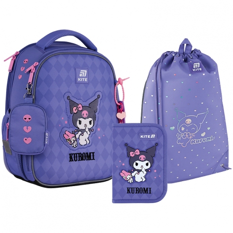 Набір рюкзак + пенал + сумка для взуття Hello Kitty Kite set_hk25-555s-2