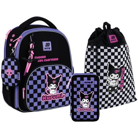 Набір рюкзак + пенал + сумка для взуття Hello Kitty Kite set_hk25-556m