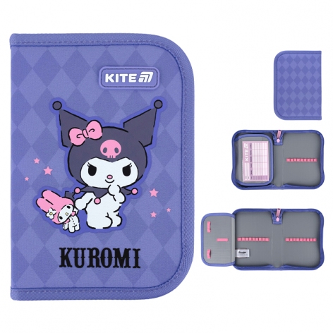 Пенал на одне відділення з відворотом без наповнення Hello Kitty Kite hk25-621-2