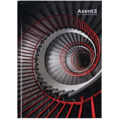 Записна книжка А5, 96 арк. в клітинку в твердій обкладинці Ladder Axent 8457-6-a