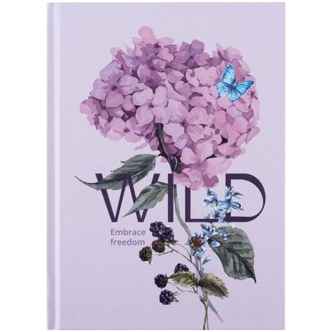 Записна книжка А5, 96 арк. в клітинку в твердій обкладинці Wild Axent 8459-5-a