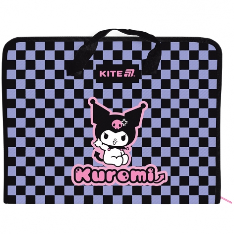 Папка-портфель на блискавці з ручками на одне відділення A4, Hello Kitty Kite hk25-202-2
