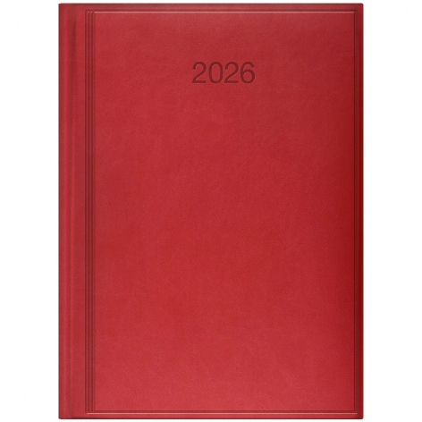Щоденник датований 2026 Стандарт Torino слп/т червоний Brunnen 73-795 38 206