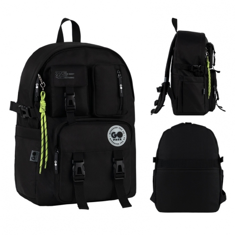 Рюкзак Education Teens 2500L чорний GoPack go26-2500l-3