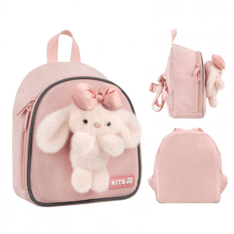 Рюкзак Kids дошкільний 538 Pink Bunny KITE k26-538xxs