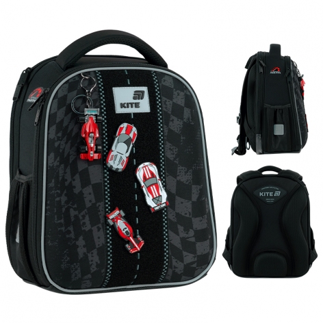 Рюкзак Education каркасный 555 Race&Win KITE k26-555s-8