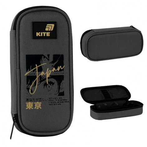 Пенал на одне відділення з органайзером без наповнення 662 Tokyo Vibe KITE k26-662-14