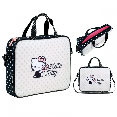 Сумка текстильная для школы A4 на одно отделение Hello Kitty KITE hk26-589-2