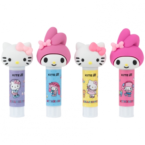 Клей-карандаш PVP, 9 г с фигурным колпачком Hello Kitty KITE hk26-131