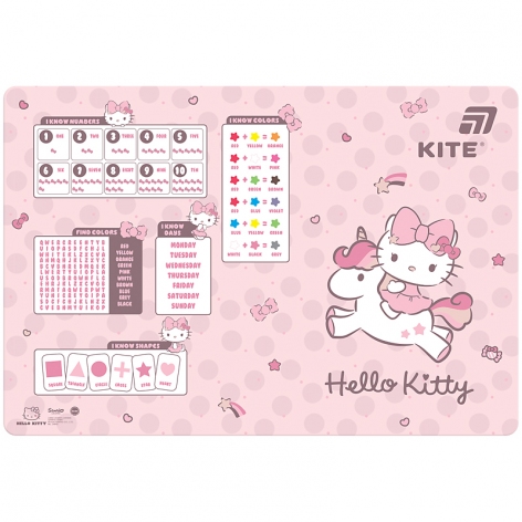 Подложка настольная полипропиленовая для письма 42,5 x 29 см Hello Kitty KITE hk26-207