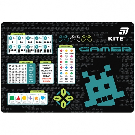 Подложка настольная полипропиленовая для письма 42,5 x 29 см Next Level KITE k26-207-2