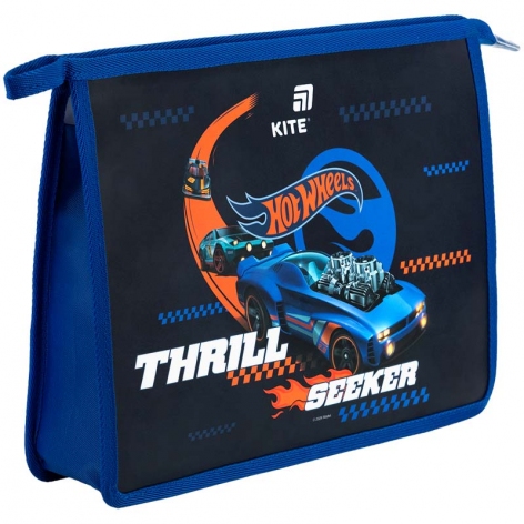 Папка на молнии A4+, Hot Wheels KITE hw26-428