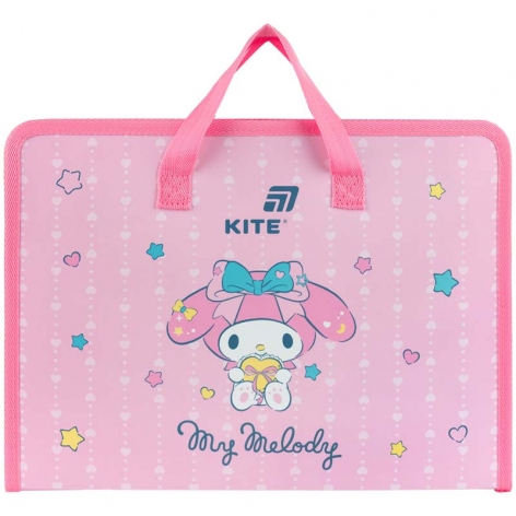 Папка-портфель на молнии на одно отделение A4, Hello Kitty KITE hk26-202