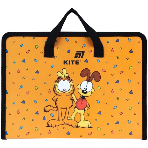 Папка-портфель на молнии на одно отделение A4, Garfield KITE gf26-202