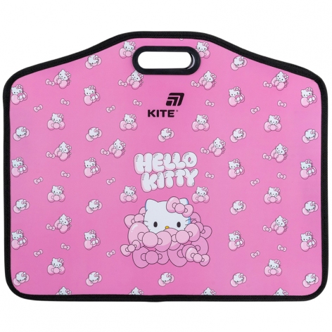Папка-портфель пластиковая на липучках А3+ (445*530мм) на одно отделение Hello Kitty KITE hk26-208