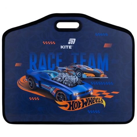 Папка-портфель пластиковая на липучках А3+ (445*530мм) на одно отделение Hot Wheels KITE hw26-208