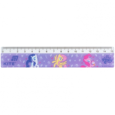 Линейка пластиковая 15см Little Pony KITE lp26-090