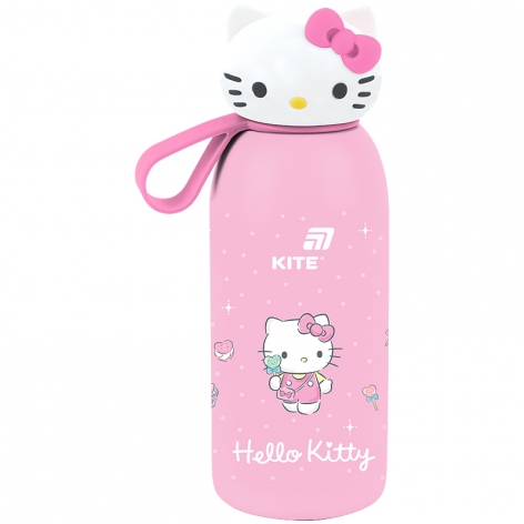 Термос с фигурной крышечкой 350 мл, Hello Kitty KITE hk26-1267-1