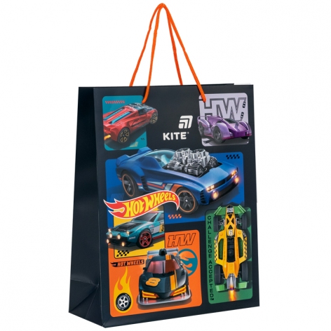Пакет паперовий подарунковий, 26х32см, Hot Wheels KITE hw26-266