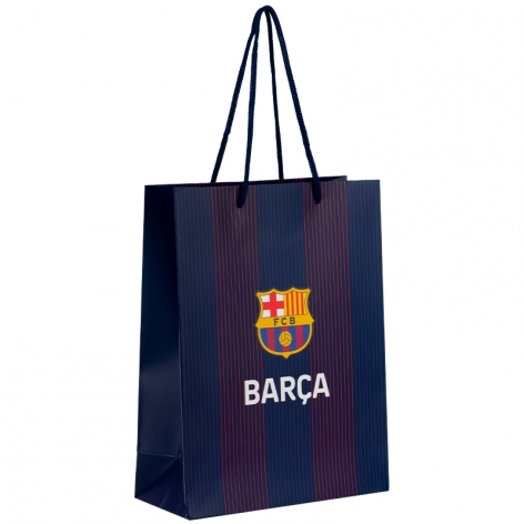 Пакет бумажный подарочный, 26х32см, FC Barcelona KITE bc26-266
