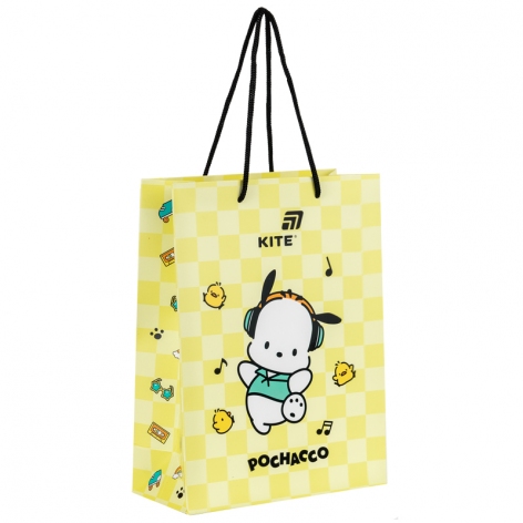 Пакет бумажный подарочный, 18х24см, Pochacco KITE pc26-265