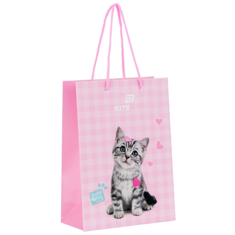 Пакет бумажный подарочный, 18х24см, Studio Pets KITE sp26-265