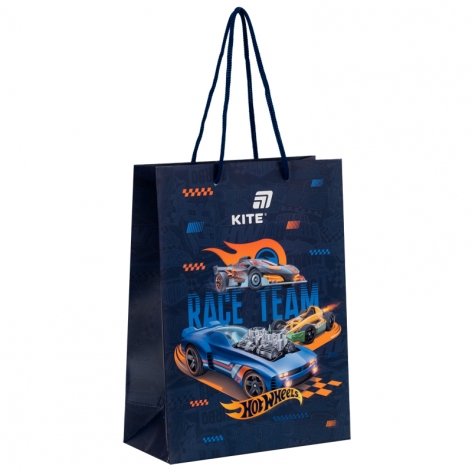 Пакет бумажный подарочный, 18х24см, Hot Wheels KITE hw26-265