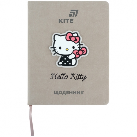 Щоденник шкільний в твердій обкладинці PU Hello Kitty KITE hk26-264-1