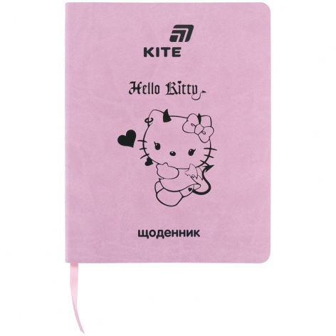 Дневник школьный в мягкой обложке PU, Hello Kitty KITE hk26-283-1