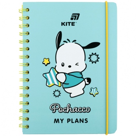 Дневник школьный на пружине в твердой обложке Pochacco KITE pc26-438