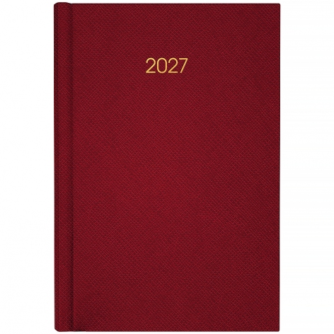 Щоденник 2027 Classic Style, 145*210, з/т бордовий, Axent 8840-27-3-a